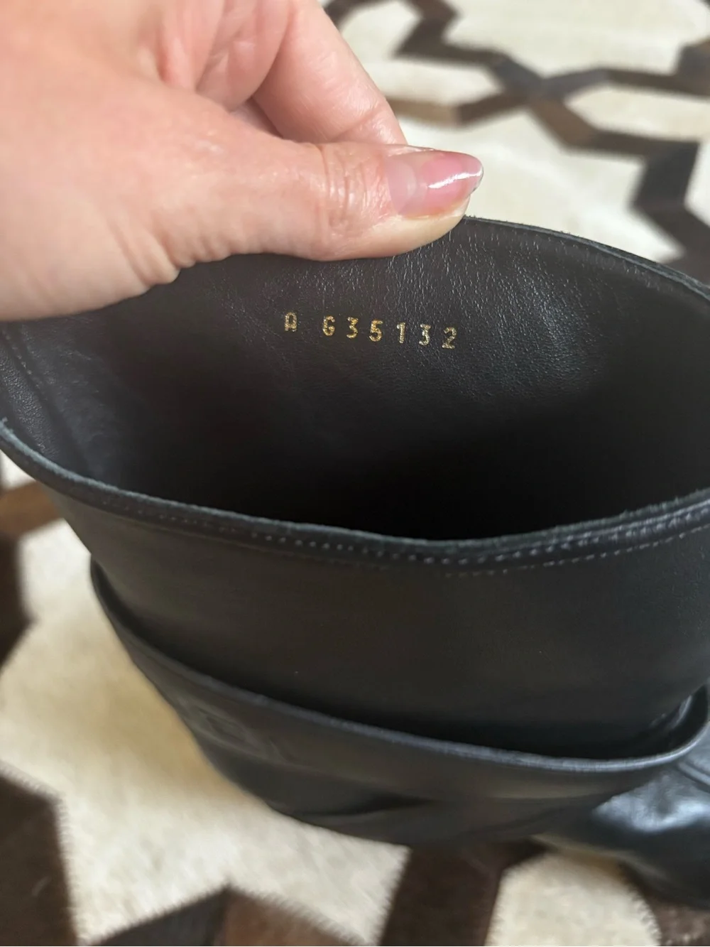 CHANEL Black Leather Low-Calf Buckle Heeled Boots